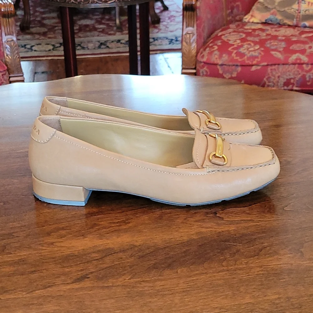 Prada Leather Loafers - Picture 5 of 12